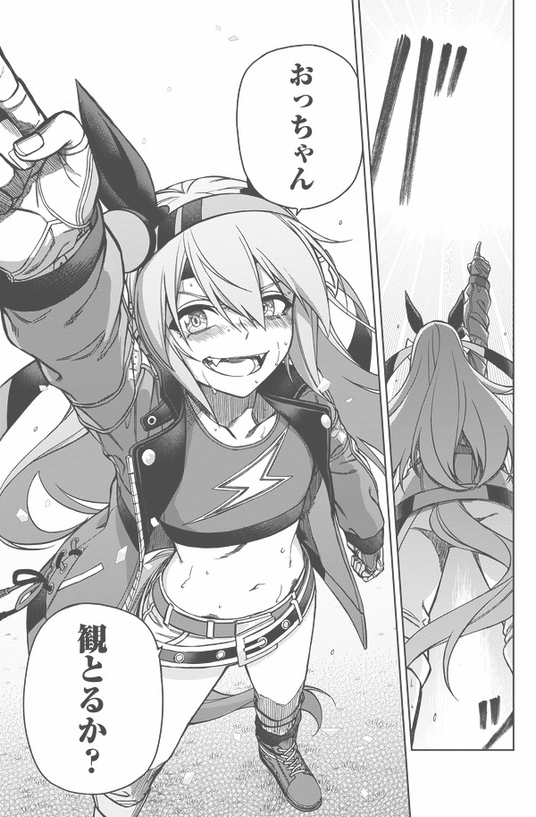 タマモクロスの漫画のカット